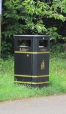 The litter bins in North Leverton with Habbblesthorpe village are the responsibility of Bassestlaw District Council <https://www.bassetlaw.gov.uk/recycling-and-waste/>. There a number of litter bins throughout the village.